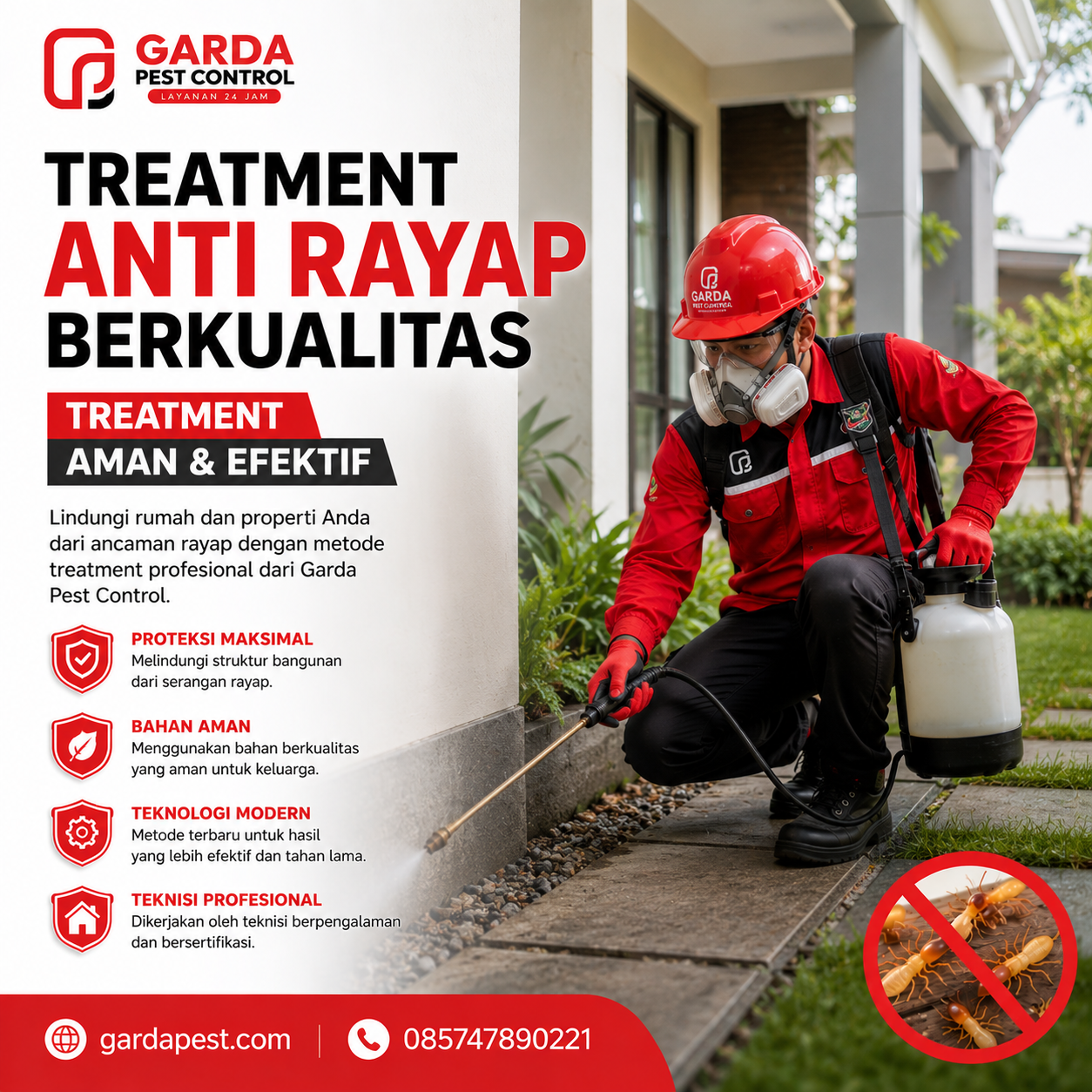Harga Jasa Anti Rayap Jogja: Membandingkan Biaya dengan Kualitas Perlindungan Tuntas dari Agata Pest Control