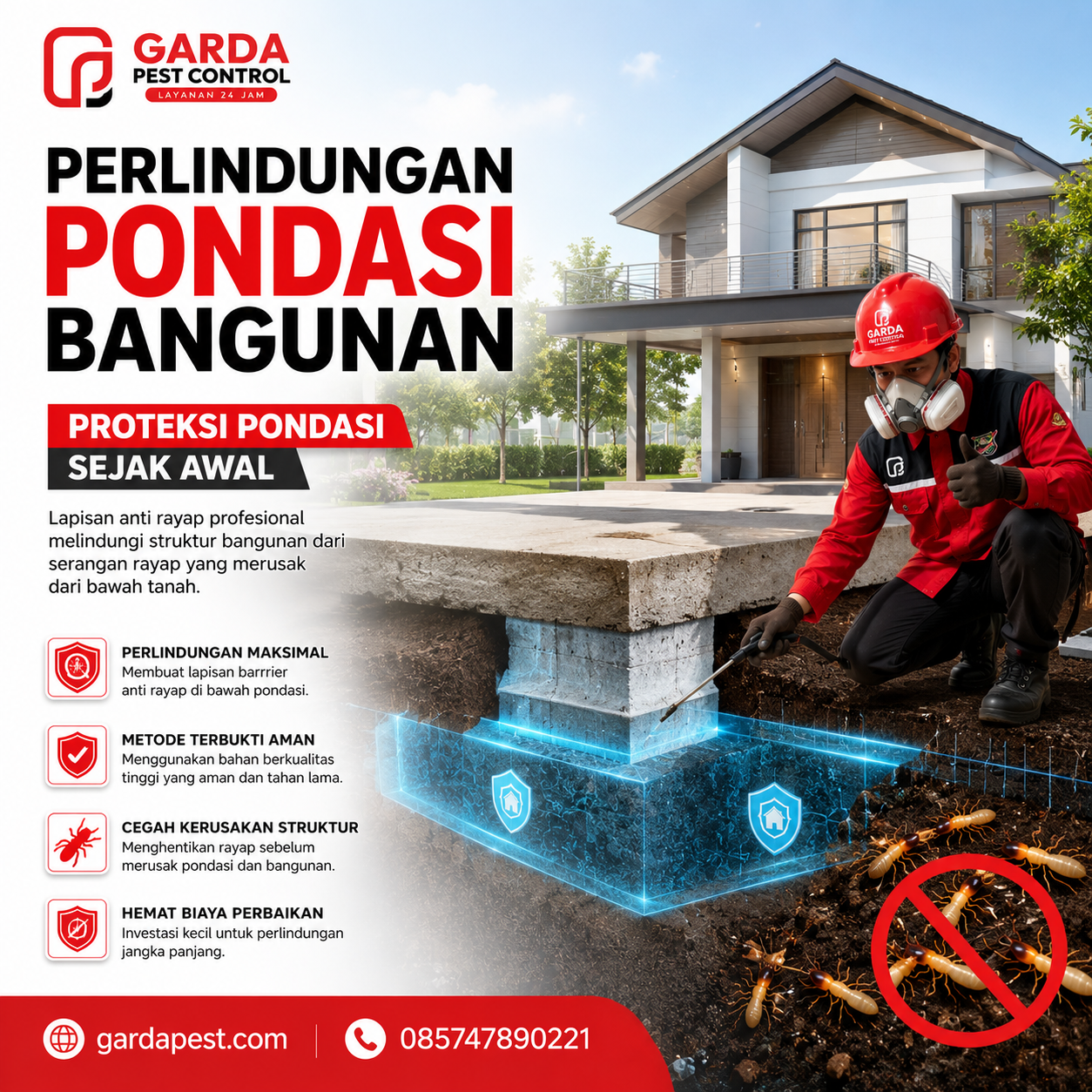 Anti Rayap Pra Konstruksi Jogja: Perlindungan Terbaik untuk Properti Anda