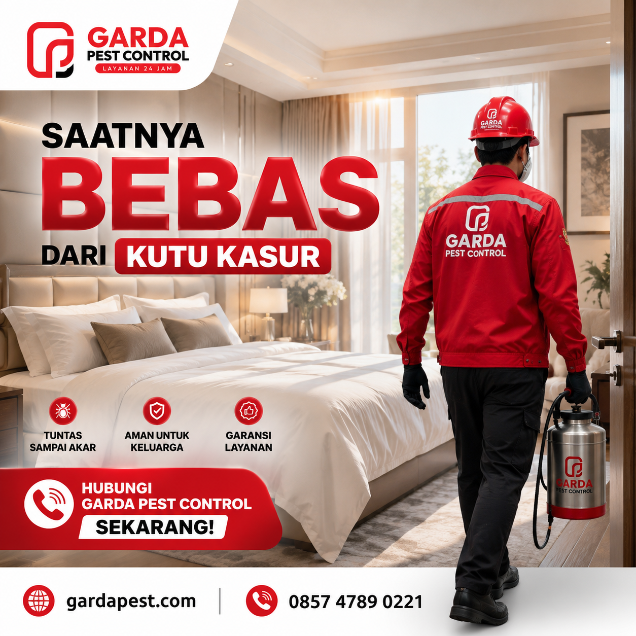 Layanan Basmi Kutu Kasur Panggilan Darurat 24 Jam Jogja Agata Pest Control