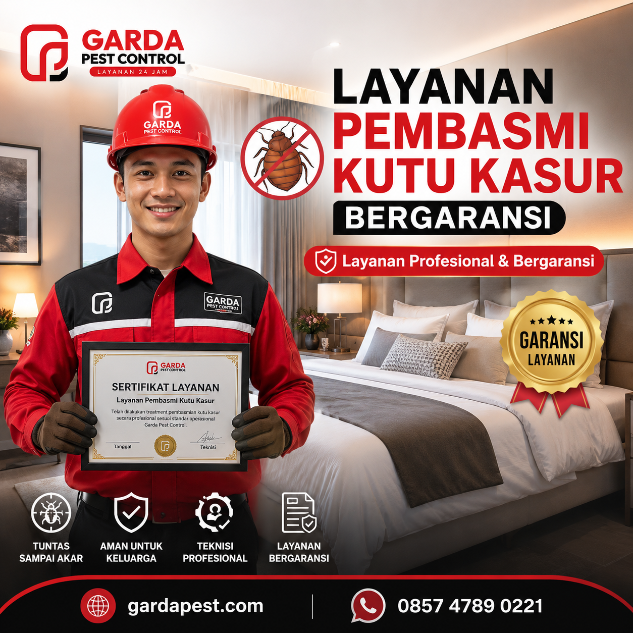 Solusi Tuntas Jasa Basmi Kutu Kasur Jogja dari Agata Pest Control