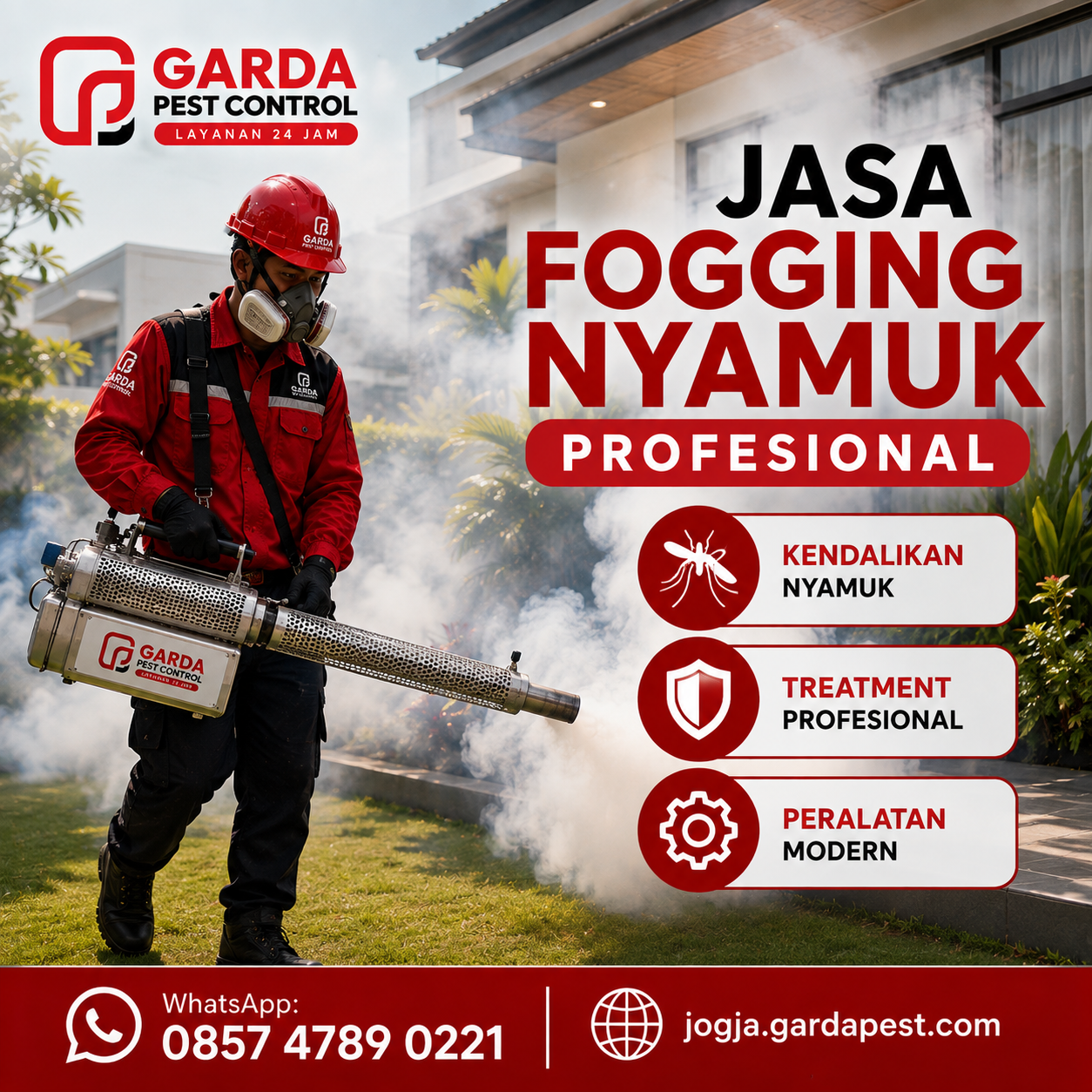 Jasa Fogging Nyamuk Penanganan Darurat Kasus DBD Jogja Response Cepat Agata Pest Control