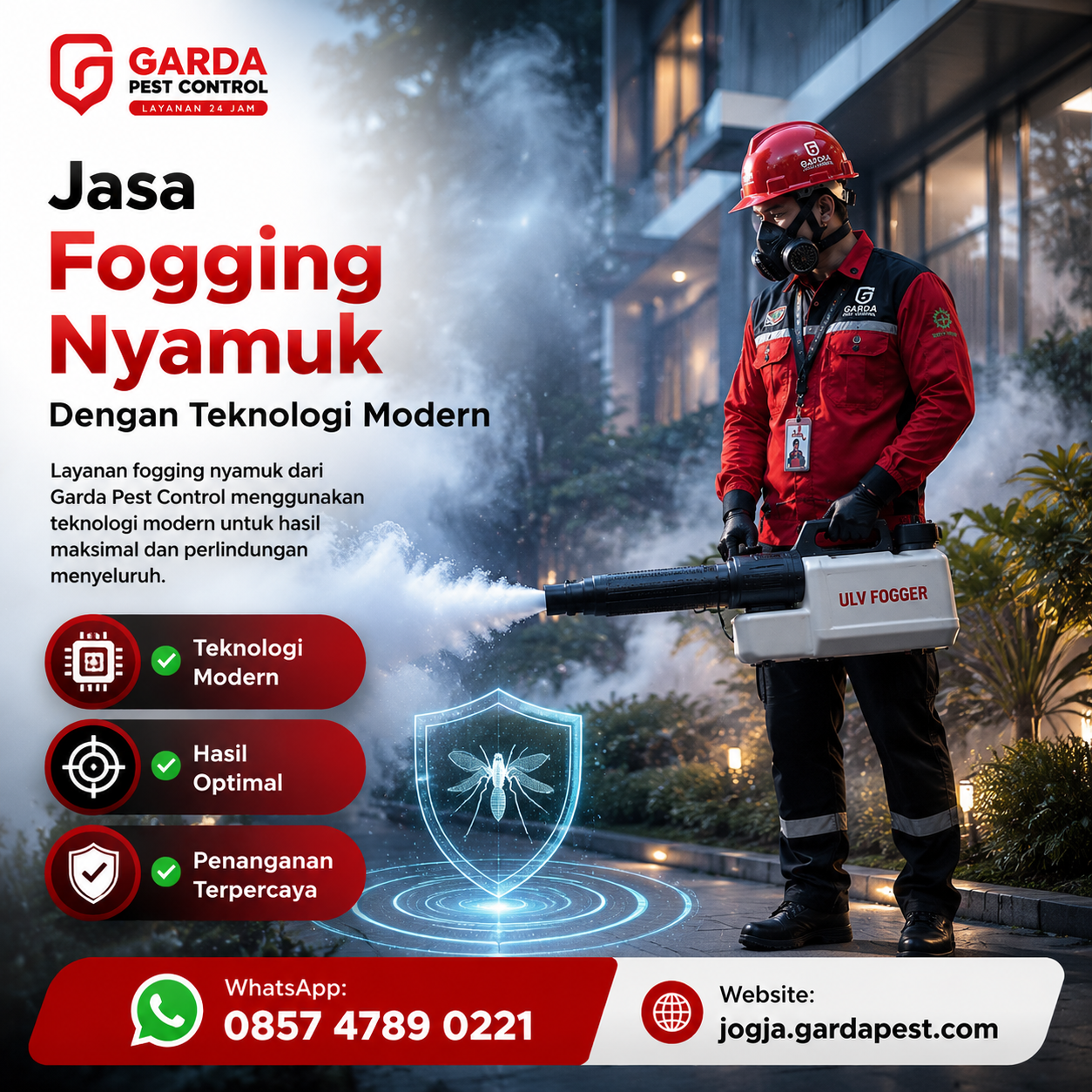 Jasa Fogging Nyamuk untuk Perumahan dan Fasilitas Umum Jogja Terpercaya