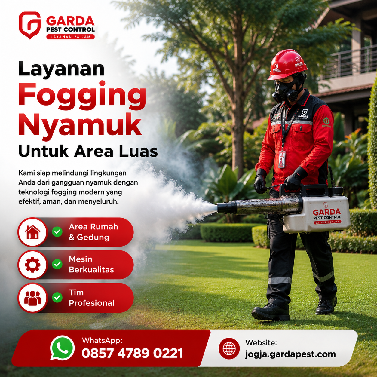 Jasa Fogging Nyamuk untuk Perumahan dan Fasilitas Umum Jogja Terpercaya