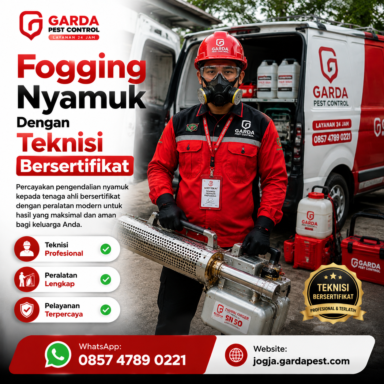 Jasa Fogging Nyamuk Penanganan Darurat Kasus DBD Jogja Response Cepat Agata Pest Control